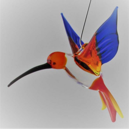 Glasvogel, Kolibri 65mm mini  zum hängen