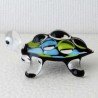 Glas Schildkröte 45mm mit schwarz