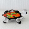 Glas Schildkröte 45mm mit schwarz