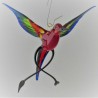 Glasvogel, Paradiesvogel 100mm zum hängen