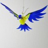 Glasvogel, Blaumeise 100mm zum hängen