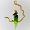 Glasvogel, Kakadu 150mm auf Ast zum hängen
