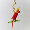 Glasvogel, Kakadu 150mm auf Ast zum hängen