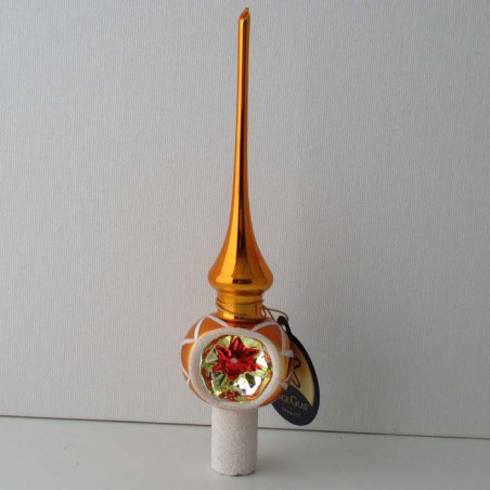 Glas Baumspitze mini Reflex 18 cm