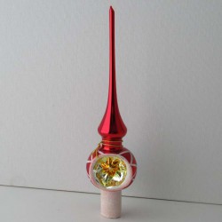 Glas Baumspitze mini Reflex 18 cm