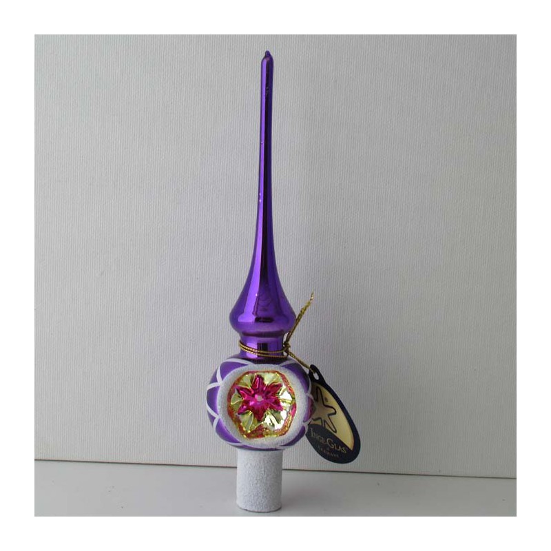 Glas Baumspitze mini Reflex 18 cm