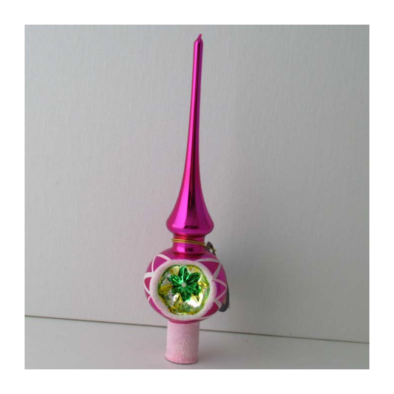 Glas Baumspitze mini Reflex 18 cm