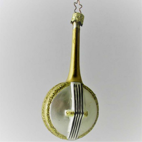 Glas  Banjo Gold-Silber matt 11 cm