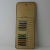 Glas Perlen auf Karton