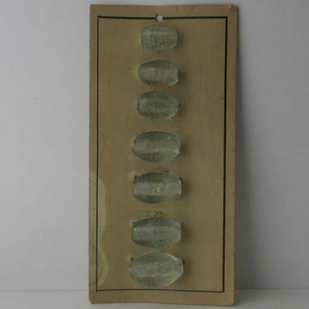 Glas Perlen auf Karton