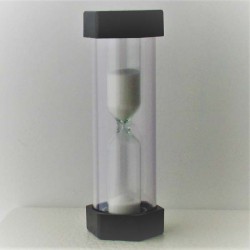 Sanduhren 0.5-10 Min. 9 cm 6 Stück Sechseckig Glas im Kunststoff