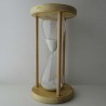 Sanduhr 50 min. 28 cm im Holzgestell Esche rund Sanduhr 50 min. 28 cm im Holzgestell Esche rund