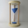 Sanduhr 60 min. 28 cm hoch im Holzgestell Fichte-Buche rund