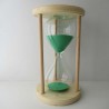Sanduhr 120 min. 29 cm hoch im Holzgestell Fichte Natur rund