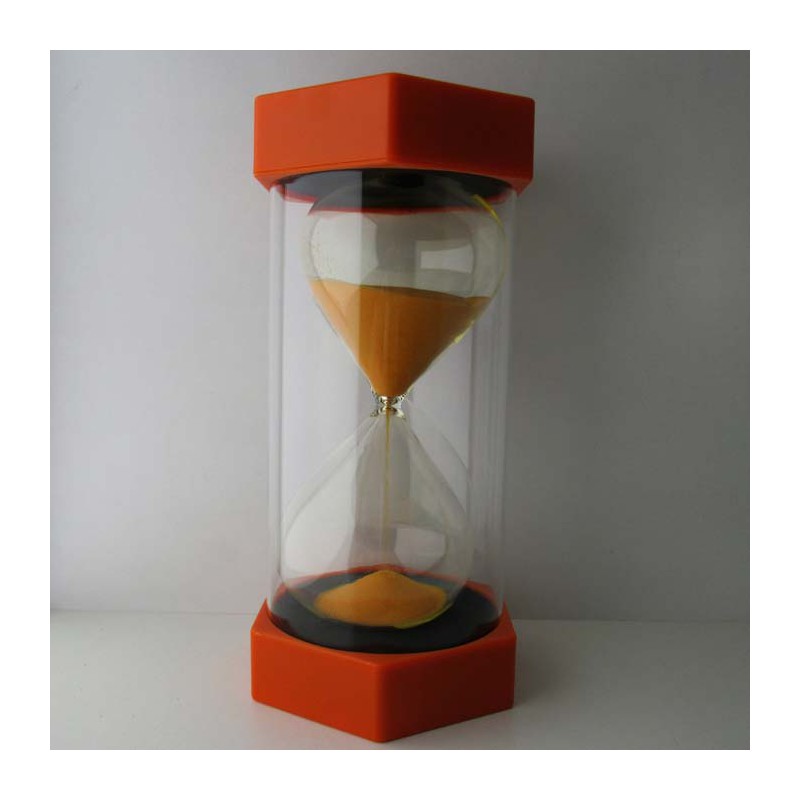 Megasanduhren 10 Min. 30 cm Orange, Glas - Kunststoff 6 Eckig Megasanduhren 10 Min. 30 cm Orange, Glas - Kunststoff 6 Eckig