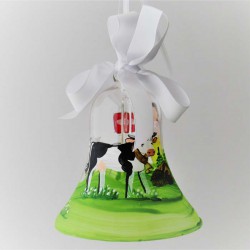 Glasglocke 080 mm Schweizer Bauer zum hängen