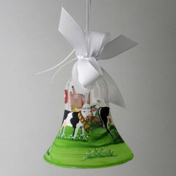 Glasglocke 080 mm Schweizer Bauer zum hängen