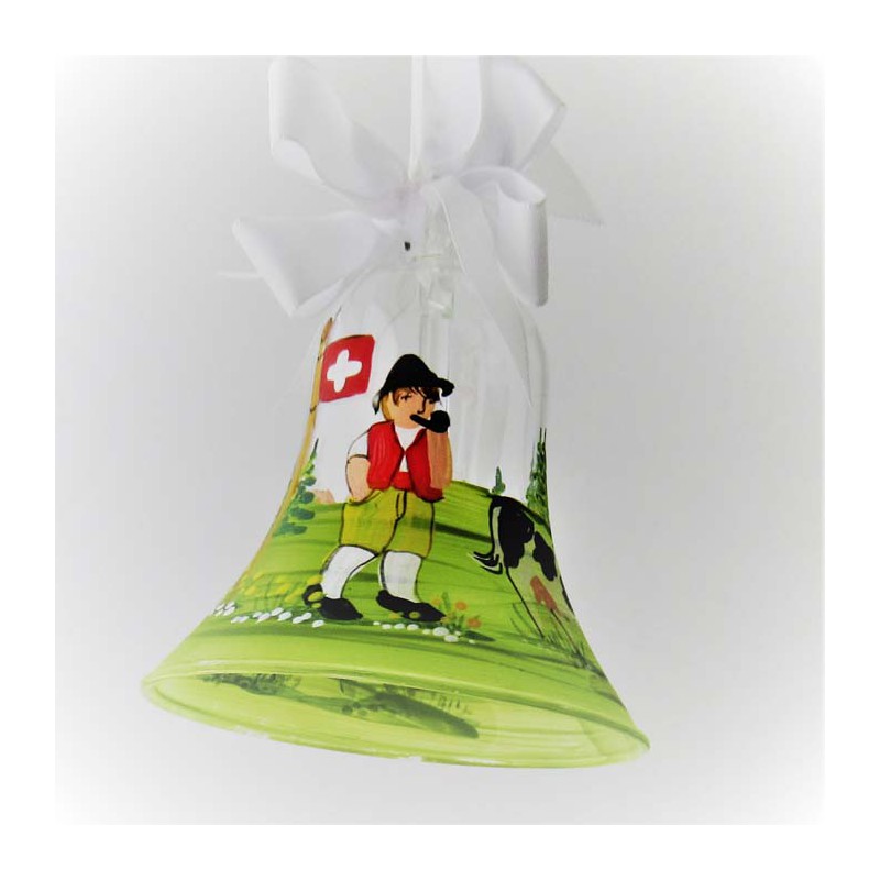 Glasglocke 080 mm Schweizer Bauer zum hängen