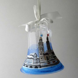 Glasglocke 100mm Zürich Münster zum hängen