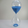 Glas-Sanduhr 30 Min. 20 cm Hellblau,
