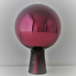 Glas Rosenkugel 10cm Lila Gartenkugel