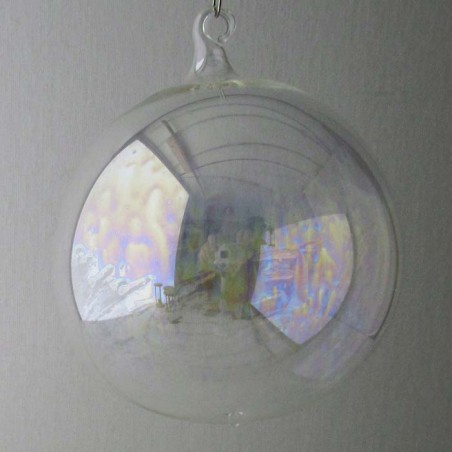 Glaskugel klar AB  6-12 cm zum hängen