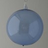 Glaskugel blau gefärbt  4-14 cm zum hängen
