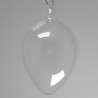 Glas Eier klar  7- 8 cm zum hängen