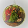 Glaskugel 120 mm Heilige Familie, zum hängen