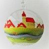Glaskugel 100 mm Glaskugel Hochzeitspar, zum hängen