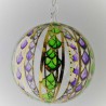Glaskugel 120 mm Glaskugel Vergoldet bunt, zum hängen