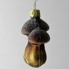 Glas Doppel-Pilz, Bronze Gold, braun