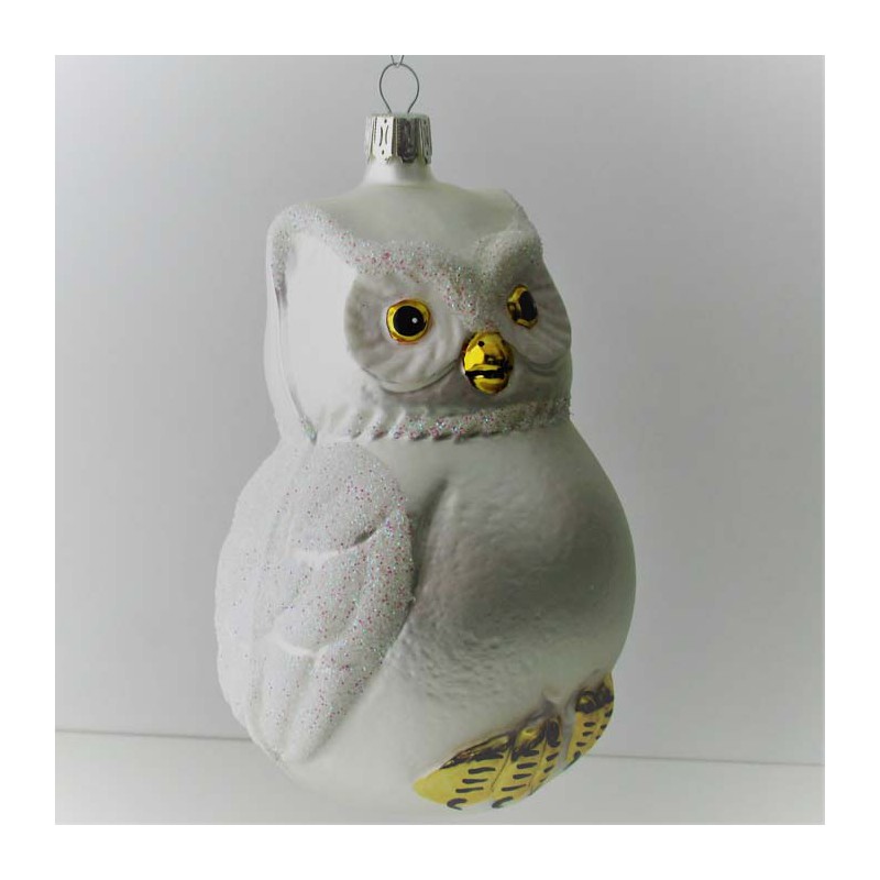 Glasvogel Eule gross,