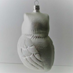 Glasvogel Eule gross,