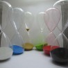 Glas-Sanduhr 60 Min. 25cm Gelb, Glas Sand