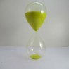 Glas-Sanduhr 60 Min. 25cm Gelb, Glas Sand