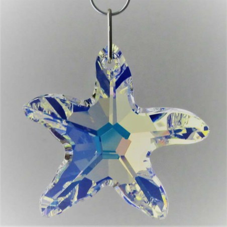 Swarovski 40 mm AB Seestern zum hängen