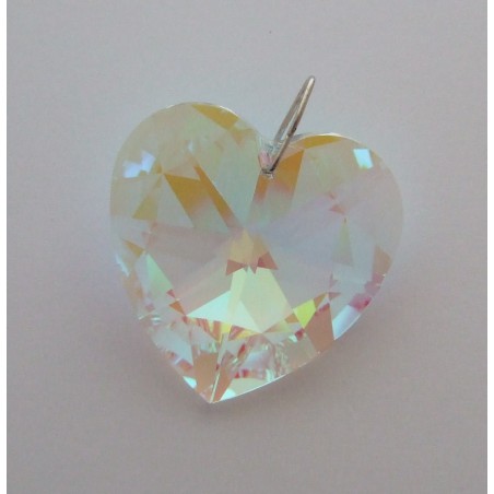 Swarovski 14 mm AB Herz zum hängen