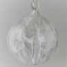 Glas Innereien Kugel 120 mm klar zum hängen