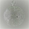 Glas Schneekugel  50 mm  klar zum hängen