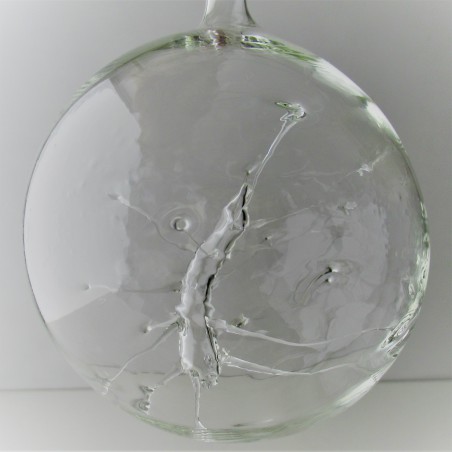 Glaskugel mit Fantasie 80 mm zum hängen