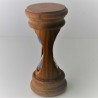 Sanduhr 3 min. 12 cm Hellblau, Romantische im Ulmenholz