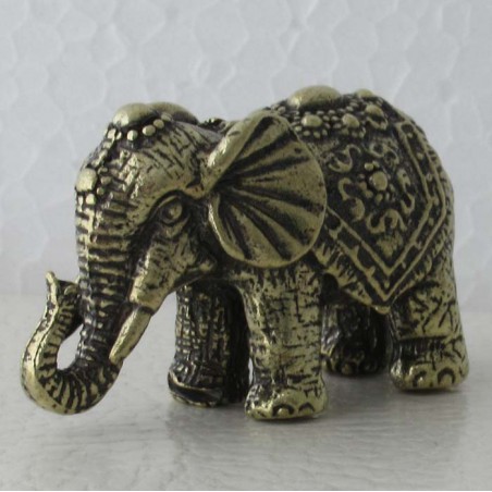 Elefant 5cm Messing Bronze mini Tiere
