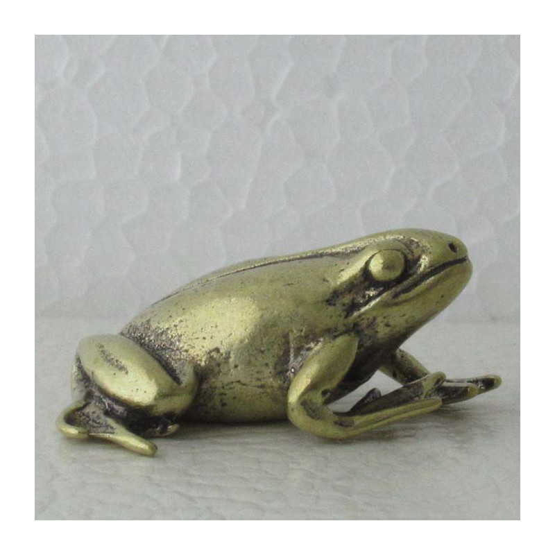 Frosch 4cm Messing Bronze mini Tiere
