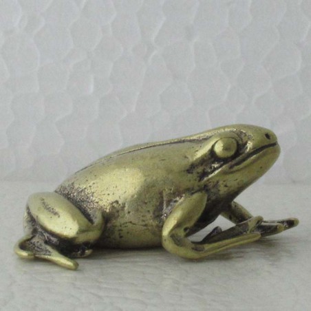 Frosch 4cm Messing Bronze mini Tiere