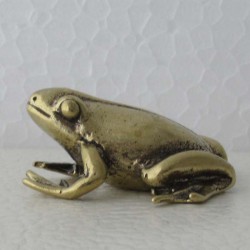 Frosch 4cm Messing Bronze mini Tiere