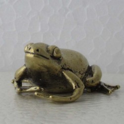 Frosch 4cm Messing Bronze mini Tiere