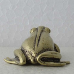 Frosch 4cm Messing Bronze mini Tiere
