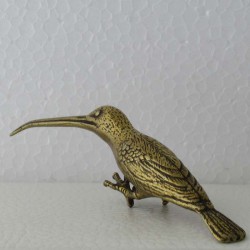 Vogel 11cm Messing Bronze