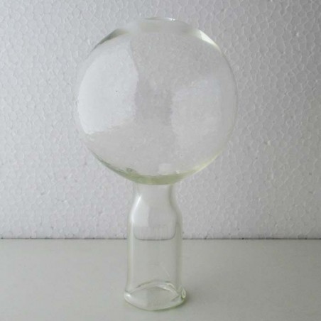 Glas-Gartenkugel 08cm klar  ca. 80 mm Glas